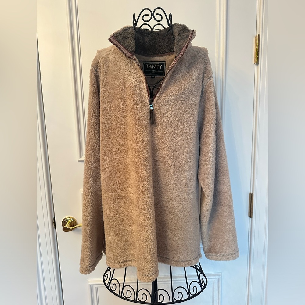 Trinity Plush Fleece Quarter Zip Pullover